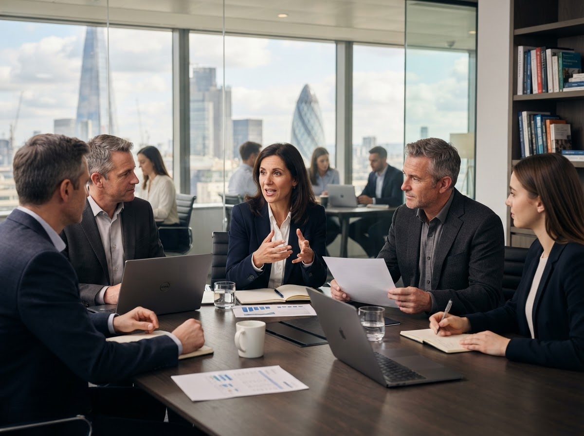 Pre IPOX LLC team reviewing data-driven investment analysis